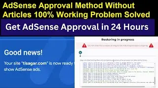 Google AdSense Approval New Method Without Articles 100 Working  AdSense Approval Using a PHP Script
