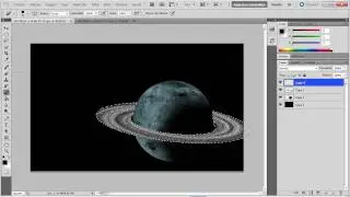 Crear los anillos de un planeta en Photoshop