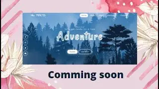 How to Create a home page using HTML and CSS only 2021.