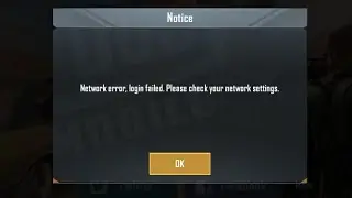 Network Error, Login Failed. Please check your network settings.