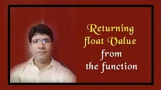 Returning value from the function | C language