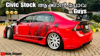 Civic stock akkan poovan gooys 🥺#civic#viral #trending #motovlogger#blvckbarrel