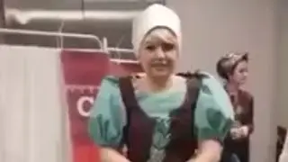 Amazing 'Cinderella' costume transformation