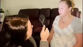 ASMR Real Person Eye Exam | Inspection