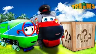 Train cartoon | Super wings | Collection 321