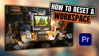 How To Reset A Workspace In Adobe Premiere Pro 2025.