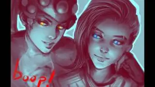 ♥Sombra x WidowMaker - Overwatch - Black Widow (Remix)♥
