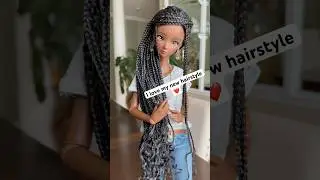 How my Smart doll got her new braided hairstyle 🤣 