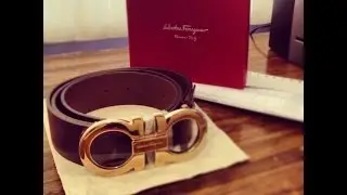 Salvatore Ferragamo XL Gancini Power Buckle Belt Unboxing