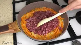 PİLAF for the lazy! Meat rice recipe!