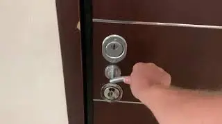 Скрытый замок в квартиру с меткой