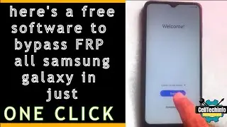 Frp bypass Galaxy A12  and all samsung galaxy in one click with this #free software tools