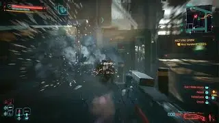 Cyberpunk 2077:  Smart Shotgun Slow motion