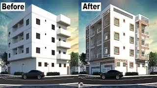 Revit Modeling Tutorial | How To Design The Exterior Of Your Revit Project/Building [Part 2]