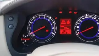 Как посмотреть пробег на Infiniti EX35