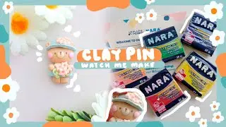 Watch Me Make | Clay Pin Bear Cottagecore