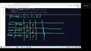 Leetcode 121. Best Time to Buy and Sell Stock. Dynamic Programming. Python