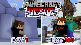 100 Hari di Minecraft Hardcore Tapi PULAU ICE Only