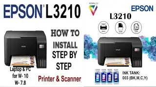How to download & install Epson L3210 Printer Driver without CD in windows 10 PC & Laptop Softwar