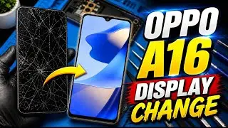 Oppo A16 Display Change 🔥 Broken to Brand New