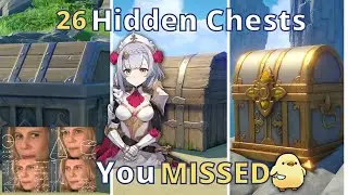 26 Hidden Chests You Might Have Missed... [Liyue + Mondstadt]