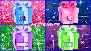 Choose YOUR Gift..! Blue, Pink, Purple and Green edition 4 Giftbox challenge