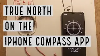 True North on the iPhone Compass App