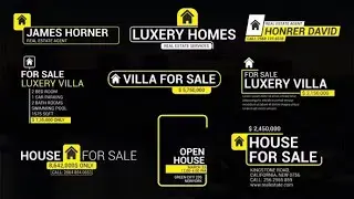 Real Estate Lower Thirds Premiere Pro Template Download