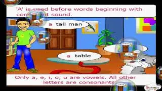 How to use  Articles - 'a, an and the' correctly  (Grammar for kids) -English