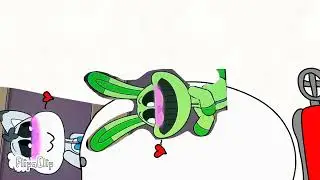 Balloon bunny girl Frowny fox and candy bunny girl inflation themself