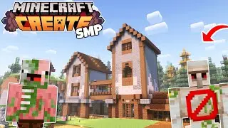 I Built The EASIEST IRON FARM in Minecraft Create Mod! (Create SMP Ep0)