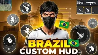 BRAZILLIAN 🇧🇷 3 & 4 FINGER CUSTOM HUD 💀CODE🔥  | WORLD'S 🌎 BEST 3 AND 4 FINGER FREESTYLE 😳 CUSTOM HUD