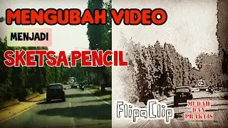 Mengubah video menjadi sketsa pensil - flipaclip tutorial