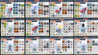 MapleStory M | Snapshot of 12 accounts before I get banned for being too good again