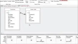 Access 2013 Multi Table Queries Part 2