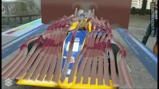 Formula 4 (F4) Racing Car CFD data in Augmented Reality