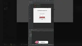 Find Square Root using python | How to find square of an number using python | Tkinter 