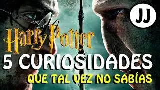 5 CURIOSIDADES que tal vez no sabías de... HARRY POTTER