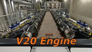 12,920 HP V20 Engine in a Cogeneration Powerplant
