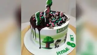 Торт Minecraft
