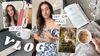 VLOG: spring clothing haul (fail), RARE BEAUTY lip oil & my 