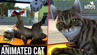 ETS2 1.47 I Mod ▶️ Farsel's Cab Cats I Animated CAT