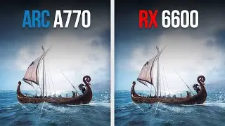 ARC A770 vs. RX 6600 | Comparison in 11 Games (1080p)