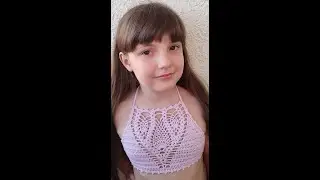 Мастер-класс по вязанию КРОП-ТОПА крючком / Crochet crop top