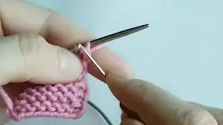 Донабор петель с помощью крючка