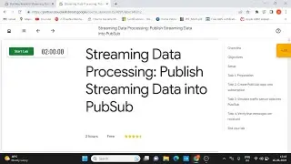 Streaming Data Processing Publish Streaming Data into PubSub | GCP Professional Data Engineer