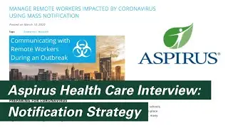 How to Improve Emergency Notifications: Aspirus Health Care
