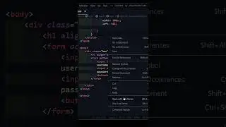 create login page using html and css shorts