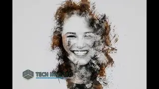 how to create Ink Smudge Effect  Photoshop Tutorial