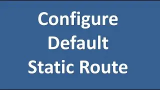 Default Static Route (Hindi) - Default Static Routing Lab - CCNA Full Course - Cisco Packet Tracer